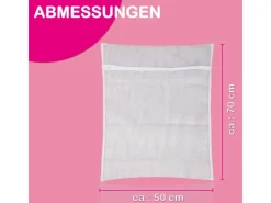 Bestlivings Wäschenetz 50 x 70 cm Inkl. Reißverschluss Bis 3 Kg 2 Stück* Reinigung