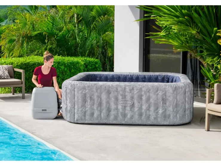 Bestway Whirlpool San Francisco HydroJet Pro 7 Personen 230 cm x 230 cm x 71 cm* Sitzbänke
