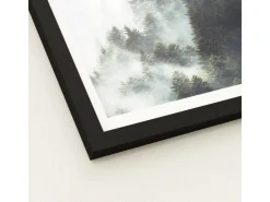 Pro Art Bild mit Rahmen Anonymus Foggy Trees 32,5 cm x 32,5 cm