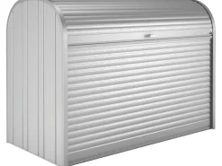 Biohort Garten-Aufbewahrungsbox StoreMax 190 Silber-Metallic* Kissen
