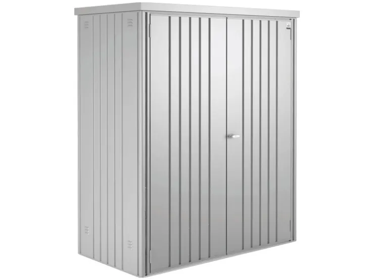 Biohort Geräteschrank Gr. 150 Silber-Metallic B x T: 155 cm x 83 cm* Metallregale