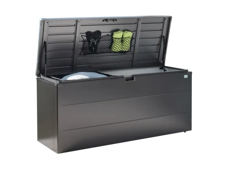 Biohort Stylebox 170 Dunkelgrau-Metallic 170 cm x 70 cm x 81 cm* Kissen