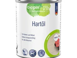 Biopin Hartöl seidenglänzend 750 ml* Weißlacke|Holzfarben