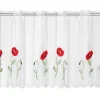 Sehlbach Bistrogardine Mohnblume Rot 45 cm x 155 cm* Vorhänge|Gardinen