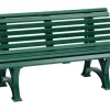 Blome 3er Bank Helgoland Grün 64 cm x 150 cm x 80 cm* Sitzbänke