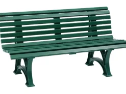 Blome 3er Bank Helgoland Grün 64 cm x 150 cm x 80 cm* Sitzbänke