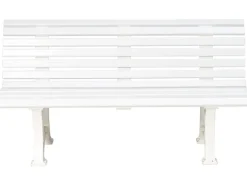 Blome 3er Bank Helgoland Weiß 64 cm x 150 cm x 80 cm* Sitzbänke