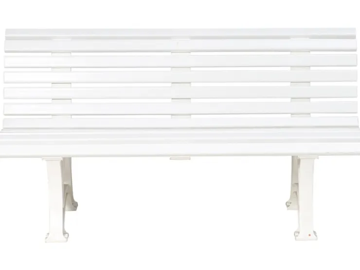 Blome 3er Bank Helgoland Weiß 64 cm x 150 cm x 80 cm* Sitzbänke