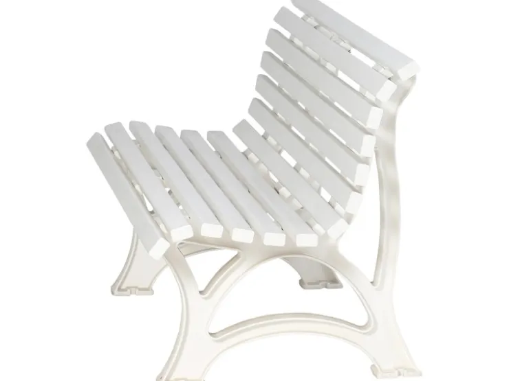 Blome 3er Bank Helgoland Weiß 64 cm x 150 cm x 80 cm* Sitzbänke
