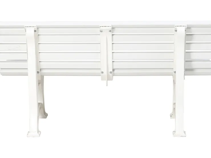 Blome 3er Bank Helgoland Weiß 64 cm x 150 cm x 80 cm* Sitzbänke