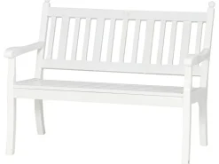 Blome 2er Bank Hohenzollern Weiß 69 cm x 115 cm x 88 cm