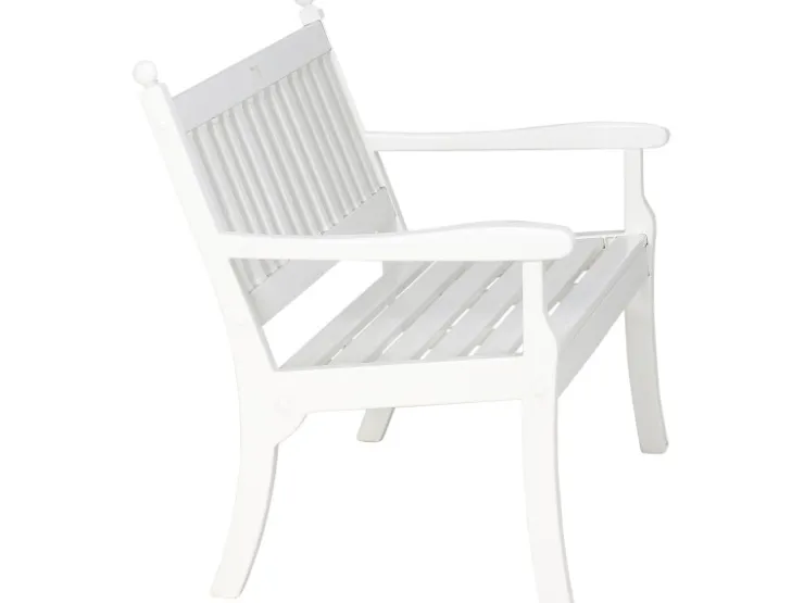 Blome 2er Bank Hohenzollern Weiß 69 cm x 115 cm x 88 cm