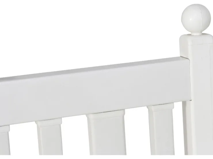 Blome 2er Bank Hohenzollern Weiß 69 cm x 115 cm x 88 cm