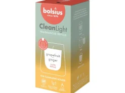 Bolsius Duft-Nachfüller Cleanlight Grapefruit & Ginger Weiß 2 Stück* Kerzen Gestalten