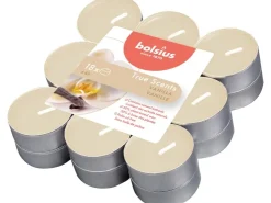 Bolsius Duftteelichter True Scents 18er-Pack Vanille* Kerzen