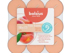 Bolsius Duftteelichter True Scents Pfirsich 18 Stück* Bastelzubehör