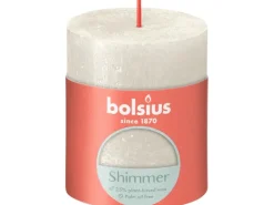 Bolsius Rustik-Kerze Shimmer 80/68 mm* Kerzen