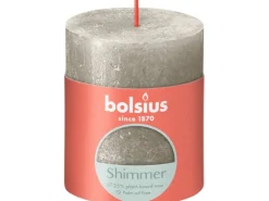 Bolsius Rustik-Kerze Shimmer 80/68 mm* Kerzen