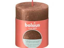 Bolsius Rustik-Kerze Shimmer 80/68 mm