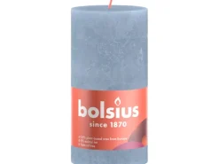 Bolsius Rustik-Kerze Shine Winter Edition Ø 6,8 cm x 13 cm* Bastelzubehör