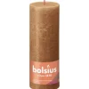Bolsius Rustik-Kerze Shine 190/68 mm Gewürzbraun