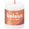 Bolsius Rustik-Kerze Shine 80/68 mm Wolkiges Weiß* Kerzen