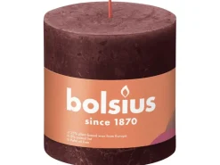 Bolsius Rustik-Kerze Shine 100/100 mm Samtrot