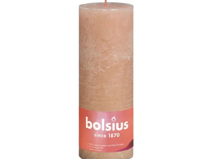 Bolsius Rustik-Kerze Shine XXL Ø 10 cm x 30 cm Nebliges* Bastelzubehör