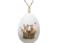 Boltze Dekoanhänger Osterei mit Hase 4 Stück* Ostern