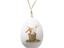 Boltze Dekoanhänger Osterei mit Hase 4 Stück* Ostern