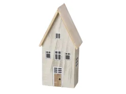 Boltze Deko-Aufsteller Houses Mittel 2-fach Sortiert 18,5 x 6 x 9 cm Mehrfarbig
