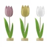 Boltze Dekoaufsteller Tulip 3-fach Sortiert 58 cm x 6 cm x 13 cm Multicolor