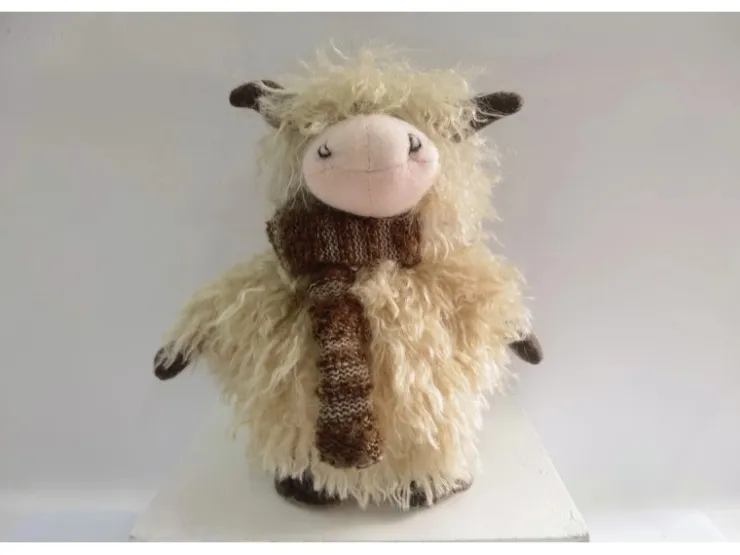 Boltze Deko-Figur Berkel Klein 20 cm x 12 cm x 17 cm Natur