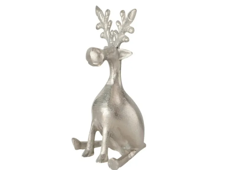 Boltze Deko-Figur Tarnow Groß 21 cm x 10 cm x 10 cm Silber