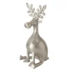 Boltze Deko-Figur Tarnow Klein 16 cm x 8 cm x 8 cm Silber* Dekorative Figuren
