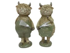 Boltze Figur Andrus 2-fach Sortiert 19 cm x 8 cm x 8 cm Multicolor