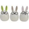 Boltze Figur Brilly 3-fach Sortiert 10 cm x 7 cm x 10 cm Beige