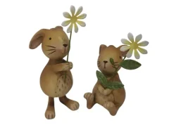 Boltze Figur Easy 2-fach Sortiert 12 cm x 7 cm x 5 cm Natur* Ostern