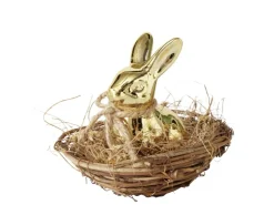 Boltze Figur Goldina 12 cm x 14 cm x 12 cm Gold* Ostern