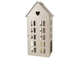 Boltze Home Laterne Alamo Groß 35 cm x 13 cm x 17 cm Beige* Laternen|Windlichter