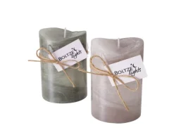 Boltze Home Stumpenkerze Gradienta Ø 7 cm x 10 cm Farbenauswahl