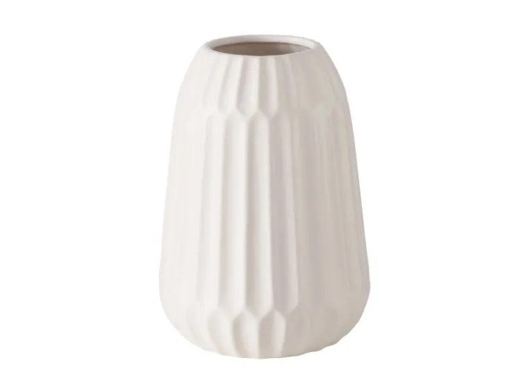 Boltze Home Vase Cucita 2-fach Sortiert Ø 15 cm x 21 cm Beige-Weiß* Vasen