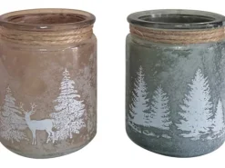 Boltze Home Windlicht Kitzbühel 9 cm sortiert