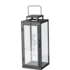 Boltze Laterne Berlin 40 cm x 16 cm x 16 cm Schwarz* Windlichter|Laternen