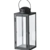 Boltze Laterne Ferro 33 cm x 12 cm x 16 cm Schwarz* Laternen|Geschenkartikel