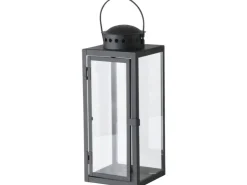 Boltze Laterne Ferro 33 cm x 12 cm x 16 cm Schwarz* Laternen|Geschenkartikel