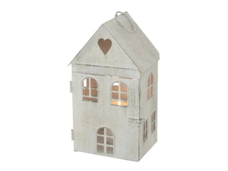 Boltze Laterne Kalana Klein 13 cm x 9 cm x 7,5 cm Weiß