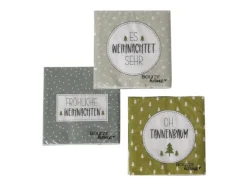 Boltze Servietten Grona 3-fach Sortiert 20 Stück* Papier Servietten