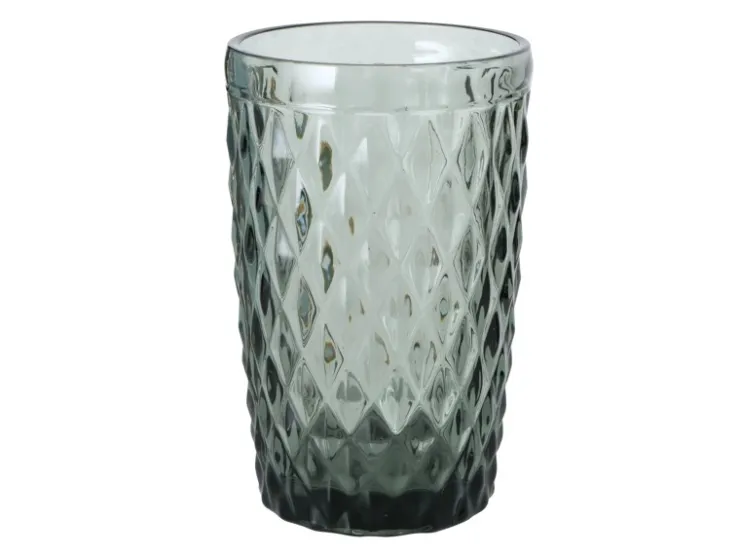 Boltze Trinkglas Aurora 2-fach Sortiert 13 cm x 8 cm x 13 cm Schwarz