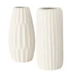 Boltze Vase Aquarel 2-fach Sortiert 26 cm x 11 cm x 26 cm Weiß